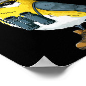 Bird Nerd Funny Bird Watching Birding Bird Lover W ポスター (角)