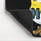 Bird Nerd Funny Bird Watching Birding Bird Lover W マウスパッド (コーナー)