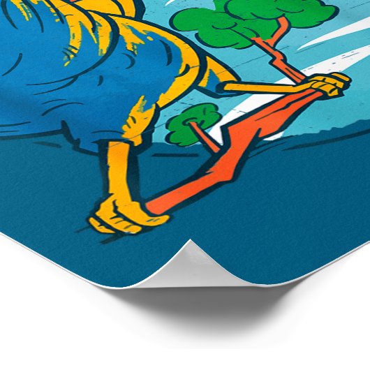 Bird Nerd Funny Bird Watching Birds Lover Ornithol ポスター (角)