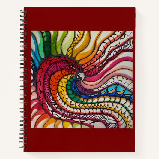 Bird of Notebook 2025 Spiral Notebook ノートブック (正面)