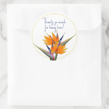 Bird of Paradiseの好意ステッカーありがとう