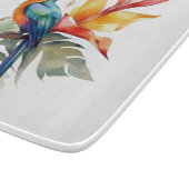 Bird of Paradise、カラフル幻想鳥'n flower カッティングボード (角)