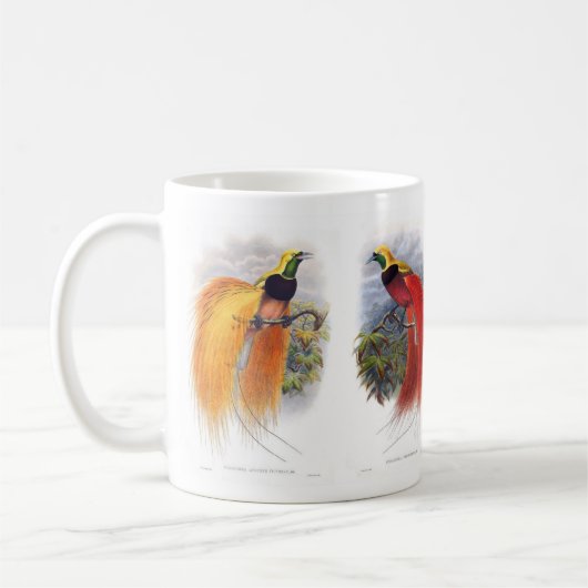 Bird of paradise コーヒーマグカップ (左)