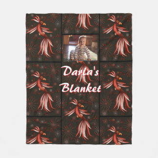 Bird of Paradise フリースブランケット