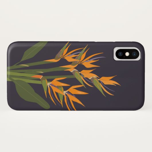 Bird of Paradise Apple iPhone x Case Case-Mate iPhoneケース (裏面(横))