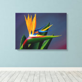 Bird of Paradise Canvas Print キャンバスプリント (インサイチュ (ウッドフロア))