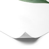 Bird of paradise drawing (flower) ポスター (角)