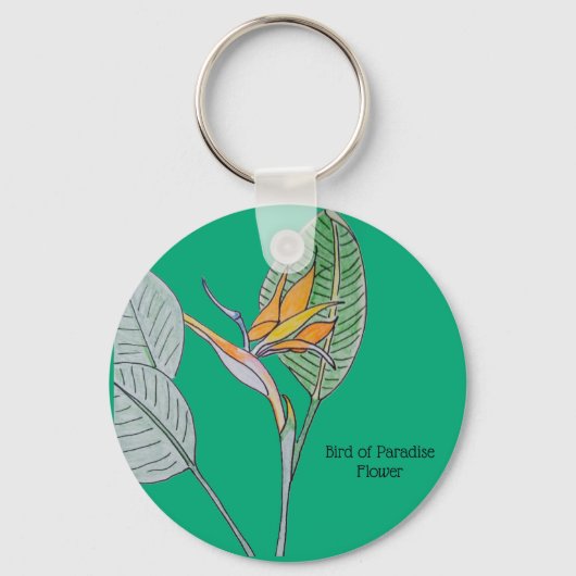 Bird of Paradise Flower  キーホルダー (正面)
