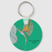 Bird of Paradise Flower  キーホルダー (裏面)