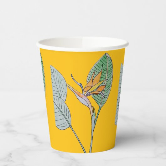 Bird of Paradise Flower 紙コップ (左)