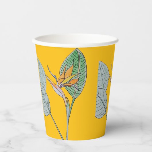 Bird of Paradise Flower 紙コップ (正面)