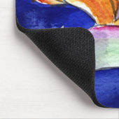 Bird of Paradise Flower Artwork絵画のマウスパッド マウスパッド (コーナー)