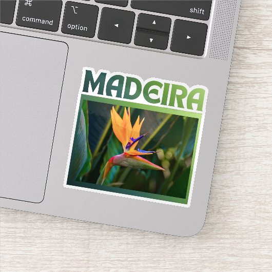 Bird of Paradise flower, Madeira Portugal travel シール (詳細)