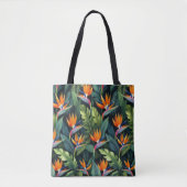 Bird of Paradise Flower Pattern トートバッグ (正面)