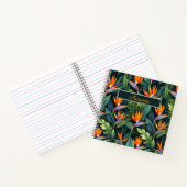 Bird of Paradise Flower Pattern Personalized ノートブック (内部)