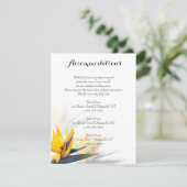 Bird of Paradise Flowers宿泊施設Insert エンクロージャーカード (スタンド正面)