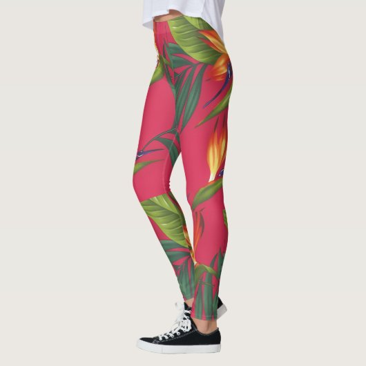 Bird of paradise Leggings レギンス (左)