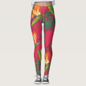 Bird of paradise Leggings レギンス (正面)