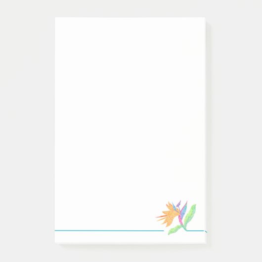 Bird of Paradise Post It Notes ポストイット (正面)