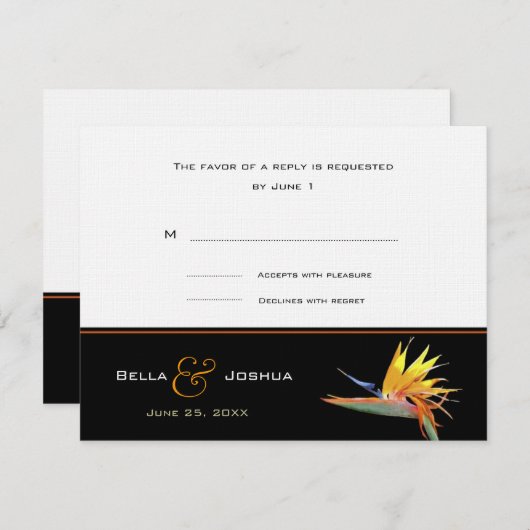 Bird of Paradise RSVP (正面/裏面)