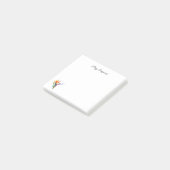 Bird of Paradise Watercolor, custom ポストイット (アングル)