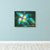 Bird of Paradsie キャンバスプリント (インサイチュ (ウッドフロア))