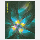 Bird of Paradsie フリースブランケット (正面)