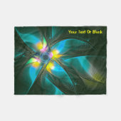 Bird of Paradsie フリースブランケット (正面(横))