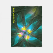 Bird of Paradsie フリースブランケット (正面)