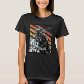 Bird Of Prey Raptor Eat Sleep Hunt Repeat Burrowin Tシャツ (正面)