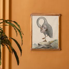 Bird of Self Knowledge ユニークアンティーク記号 ポスター