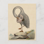 Bird of Self Knowledge ユニークアンティーク記号 ポストカード (正面)
