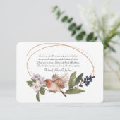 Bird on a Branch悔やみや弔慰サンキューカード サンキューカード (スタンド正面)