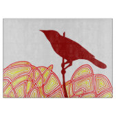 Bird on a branch カッティングボード (正面)