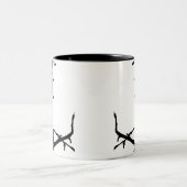 Bird on a branch ツートーンマグカップ (中央)