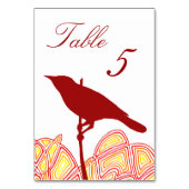 Bird on a branch テーブルナンバー (正面)