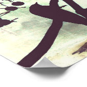 Bird on a branch ポスター (角)