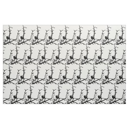 Bird on a branch fabric ファブリック (ファットクウォーター)