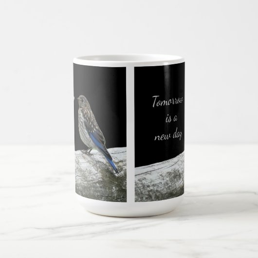 Bird On a Fence Mug コーヒーマグカップ (中央)