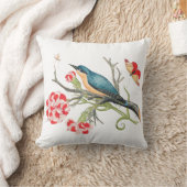 Bird on a Tree Branch クッション (ブランケット)