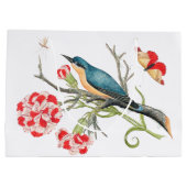 Bird on a Tree Branch ラージペーパーバッグ (裏面)