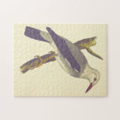 Bird on a Tree Branch、ヴィンテージルックパズル ジグソーパズル (横)