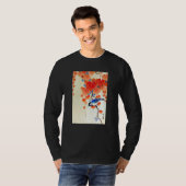 Bird on Branch by Ohara Koson Tシャツ (正面フル)