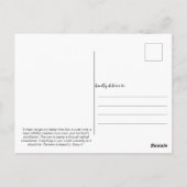 Bird on Branch Oracle Peace Card ポストカード (裏面)