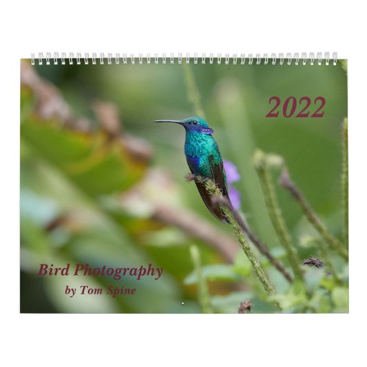 Bird Photography by Tom Spine, 2022 カレンダー (カバー)
