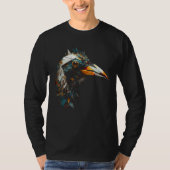 Bird Polygon Artwork  Zoo Animal Penguin Tシャツ (正面)