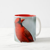 Bird red_iphone ツートーンマグカップ (正面右)