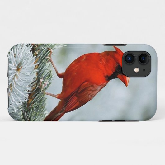 Bird red_iphone Case-Mate iPhoneケース (裏面(横))