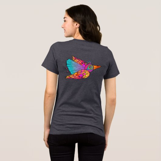 BIRD RISING Tシャツ (裏面全面)