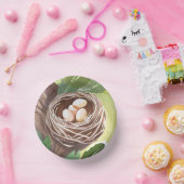 Bird’s Nest | Watercolor Eggs Nature ペーパーボウル (パーティー)